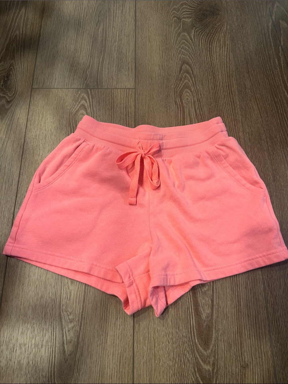 Colsie Coral Drawstring Lounge Shorts